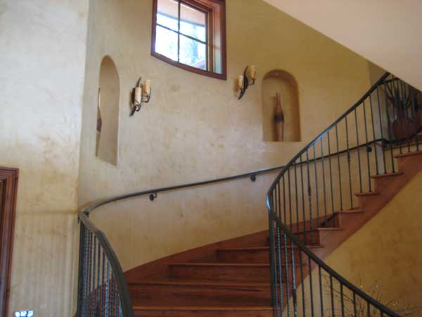 Bay Area Venetian Plaster Stairs