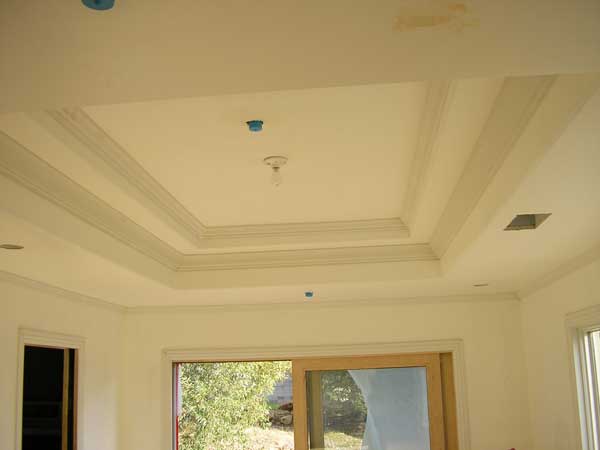 Greenbrae Stucco Home Ceiling Design